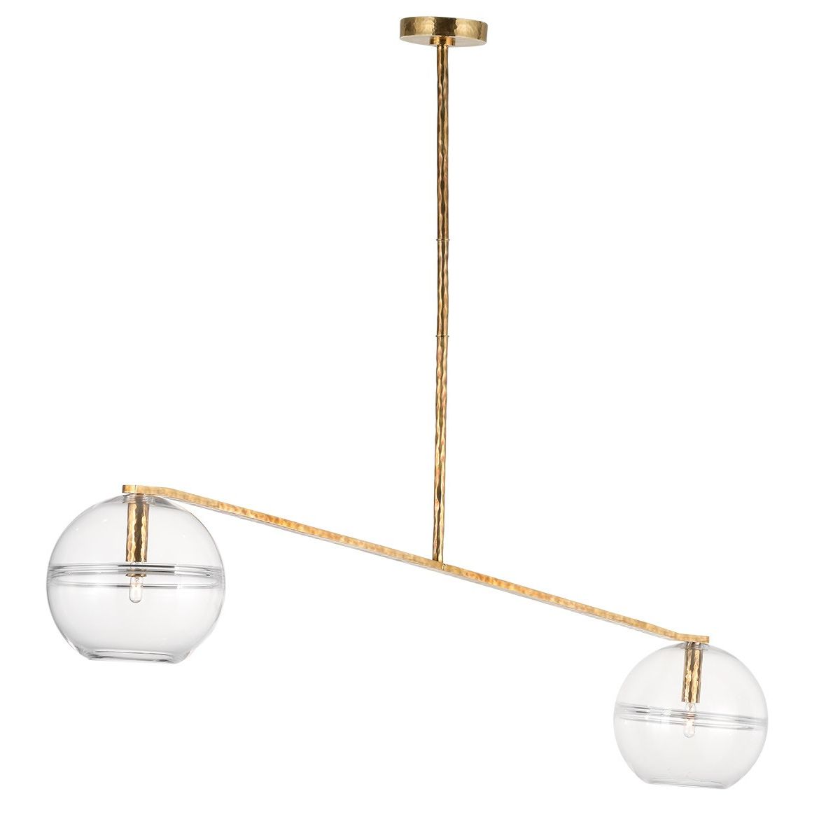 Visual Comfort Modern - SLCH356CPAB-L - LED Chandelier - Lowing - Polished Antique Brass