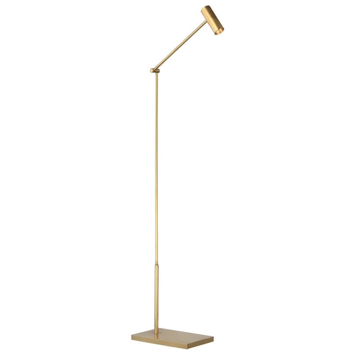 Visual Comfort Modern - SLFL57230HAB - LED Floor Lamp - Ponte - Hand Rubbed Antique Brass