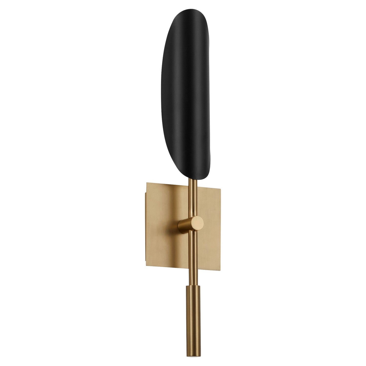 Oxygen - 3-405-1540 - LED Wall Sconce - Pivot - Black W/ Aged Brass