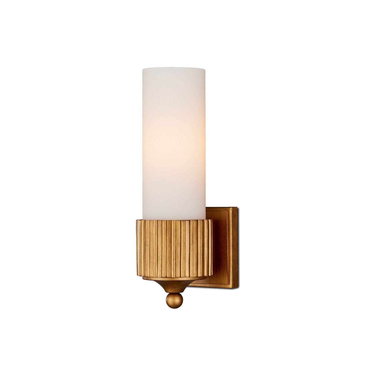Currey and Company - 5800-0049 - One Light Wall Sconce - Gold/Frosted