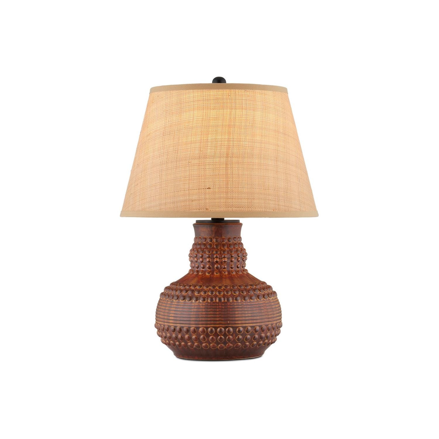Currey and Company - 6000-0942 - One Light Table Lamp - Dark Brown/Rustic Black