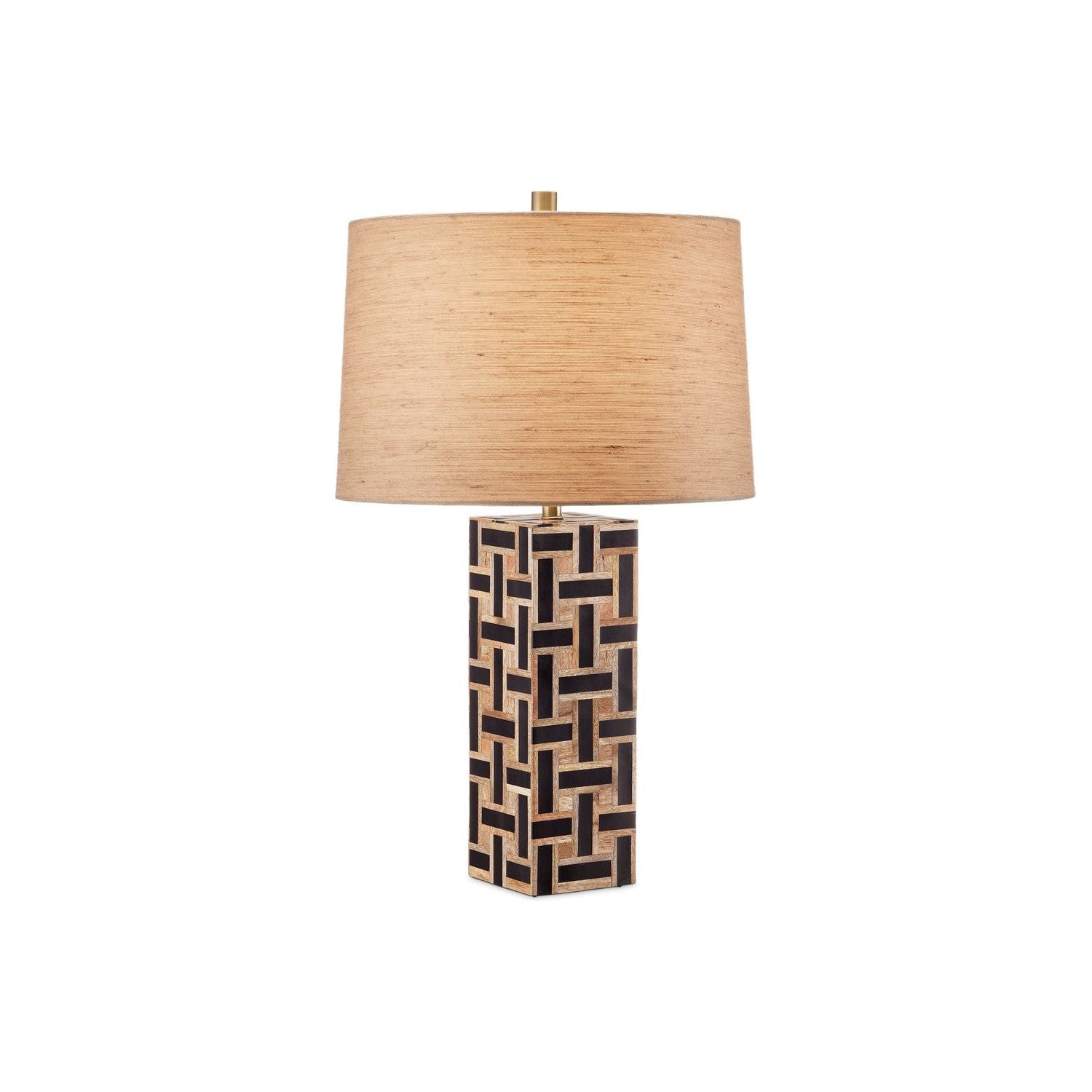 Currey and Company - 6000-0954 - One Light Table Lamp - Natural/Black