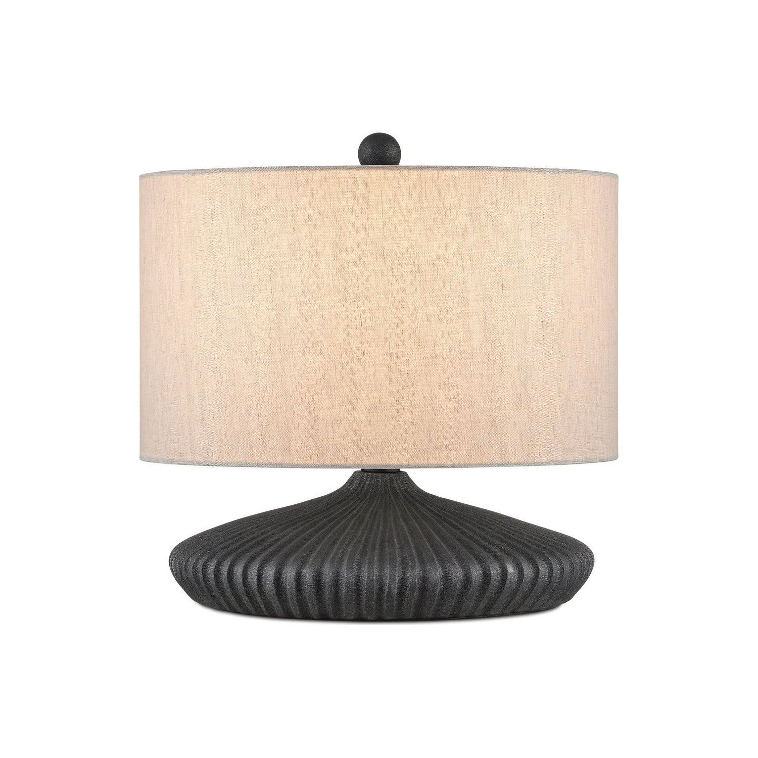 Currey and Company - 6000-0958 - One Light Table Lamp - Black Granite/Satin Black