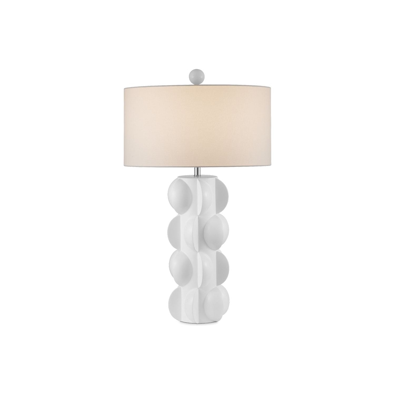 Currey and Company - 6000-0962 - One Light Table Lamp - White