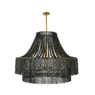 Arteriors DLS11 Hannie Chandelier in Gray Wash / Antique Brass