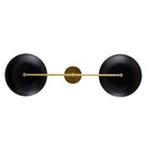 Arteriors - DWC31 - Deux lumières Murale - Griffith - Laiton/Bronze antique