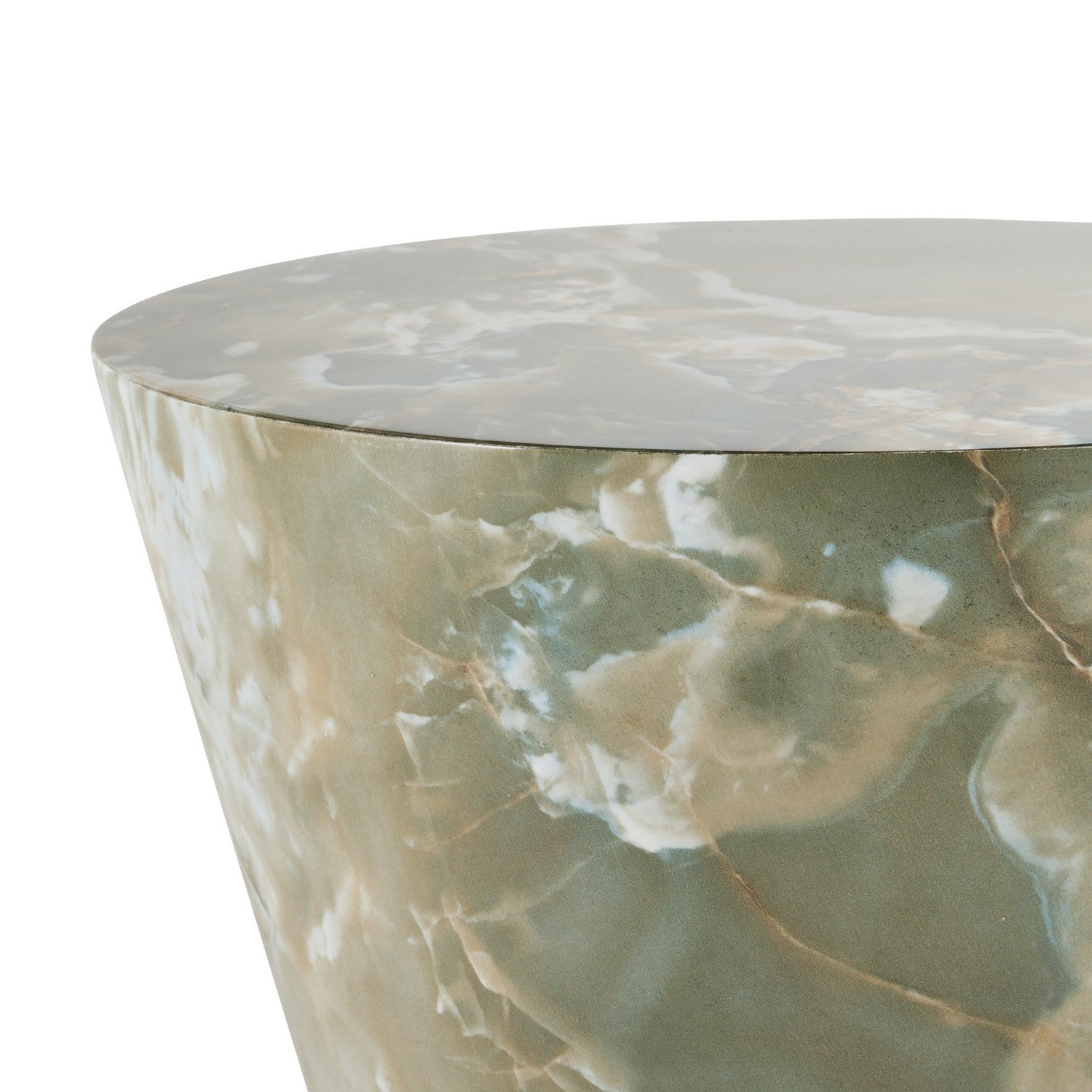 Arteriors - FAS07 - Table d'appoint - Costello - Imitation marbre Jade