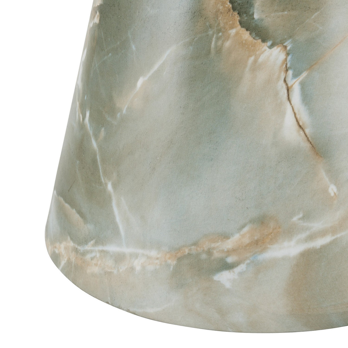 Arteriors - FAS07 - Table d'appoint - Costello - Imitation marbre Jade