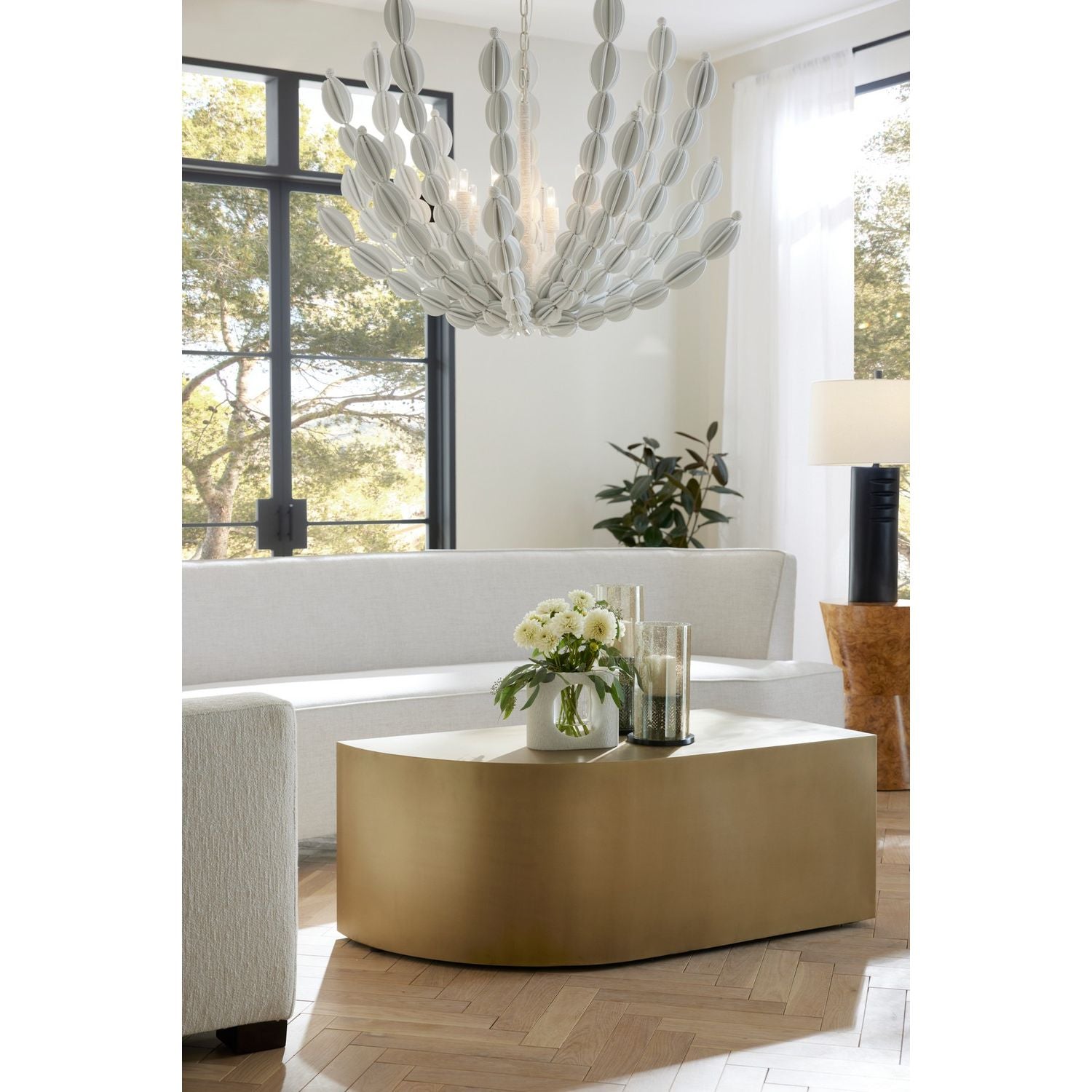 Arteriors - FCI16 - Table basse - Cortez - Laiton antique