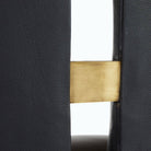Arteriors - FSI11 - Tabouret de bar - Crowley - Noir/Ébène/Laiton antique