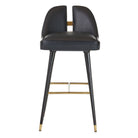 Arteriors - FSI12 - Tabouret de bar - Crowley - Noir/Ébène/Laiton antique