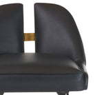 Arteriors - FSI12 - Tabouret de bar - Crowley - Noir/Ébène/Laiton antique