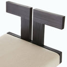 Arteriors - FSI15 - Tabouret de bar - Enola - Naturel/Ébène/Laiton antique