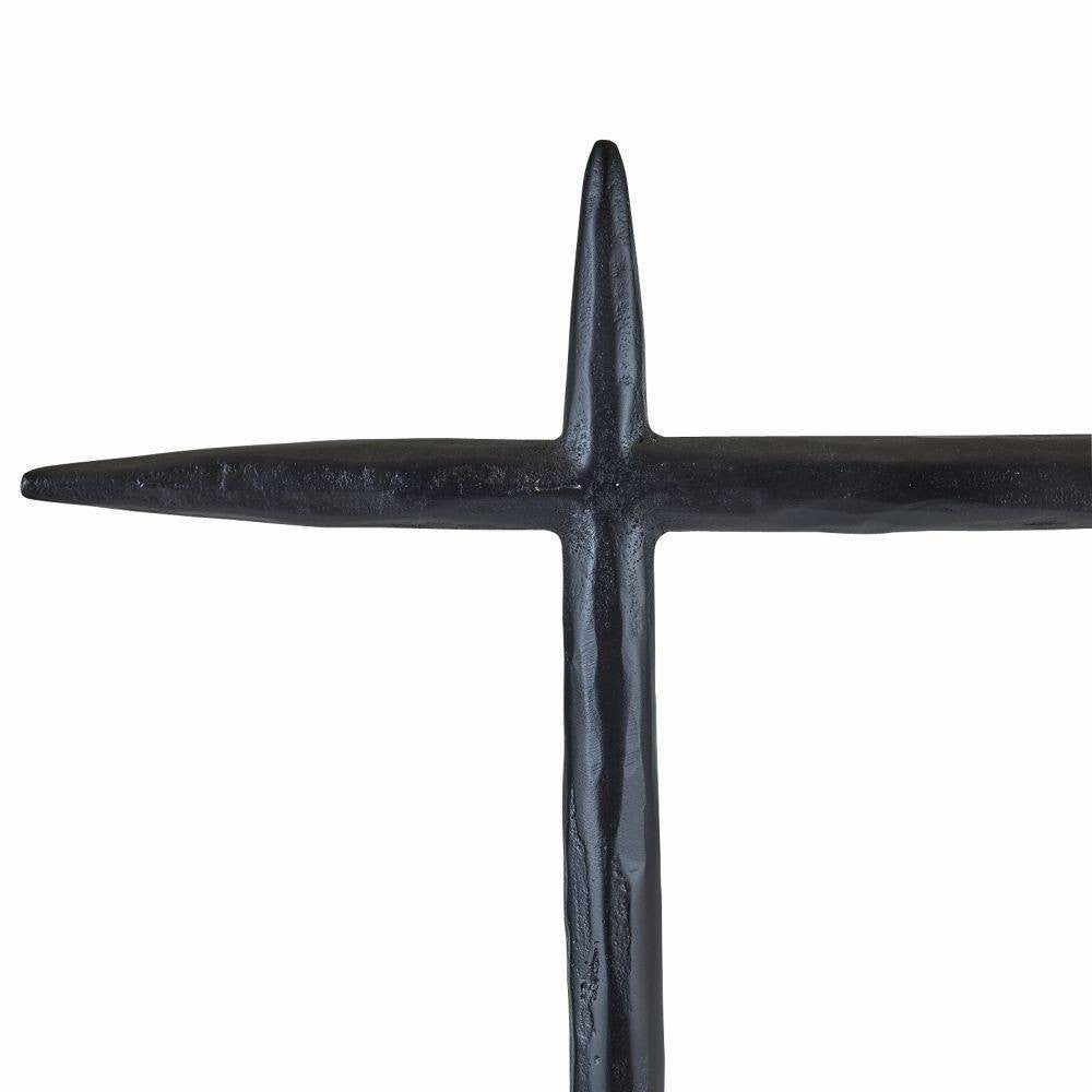 Arteriors - PFI10-SH053 - One Light Floor Lamp - Eileen - Blackened Iron/White/Off-White/Off-White