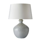 Arteriors - PTC32-591 - Une lumière Lampe de table - Clémentine - Matin glacé/Laiton antique/Blanc cassé/Blanc cassé