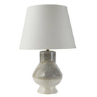 Arteriors - PTC33-103 - Une lumière Lampe de table - Ginn - Pebble Reactive/Laiton antique/Blanc cassé/Blanc cassé