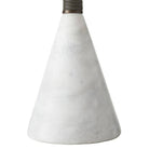 Arteriors - PTC38-SH039 - Une lumière Lampe de table - Everly - Blanc/Graphite/Laiton Heritage/Ivoire
