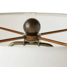 Arteriors - PTC38-SH039 - Une lumière Lampe de table - Everly - Blanc/Graphite/Laiton Heritage/Ivoire