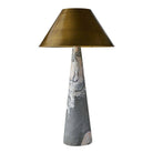 Arteriors - PTC39 - Une lumière Lampe de table - Chanel - Calacatta Viola/Laiton antique