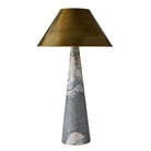 Arteriors - PTC39 - Une lumière Lampe de table - Chanel - Calacatta Viola/Laiton antique