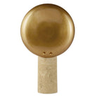 Arteriors - PTC42 - Une lumière Lampe de table - Eclipse - Sable/Laiton antique