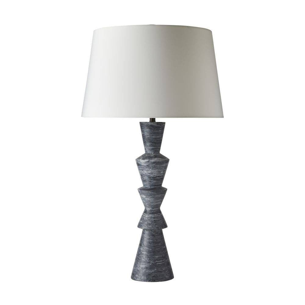 Arteriors - PTC45-SH046 - Une lumière Lampe de table - Chloé - Galaxie/Bronze/Blanc cassé/Blanc cassé