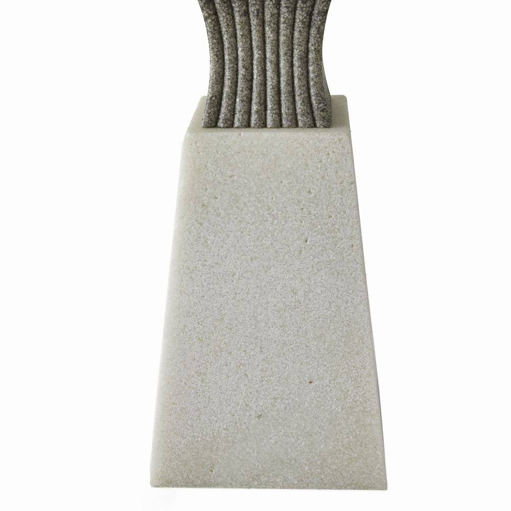 Arteriors - PTC47-SH050 - Une lumière Lampe de table - Dynasty - Ivoire/Graphite/Laiton antique/Blanc cassé/Blanc cassé