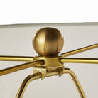 Arteriors - PTE10-SH047 - Une lumière Lampe de table - Drifter - Glaçure réactive bleu brume/Laiton antique/Ivoire