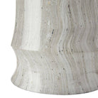 Arteriors - PTS13-SH037 - Une lumière Lampe de table - Destin - Tempête de lune/Laiton antique/Blanc cassé/Blanc cassé