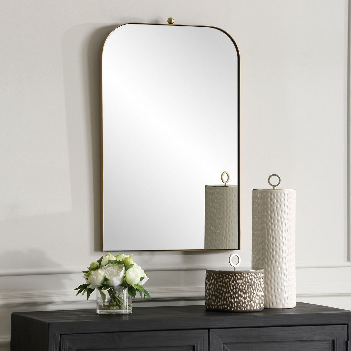 Uttermost - 08185 - Mirror - Cassidy - Brass Plated