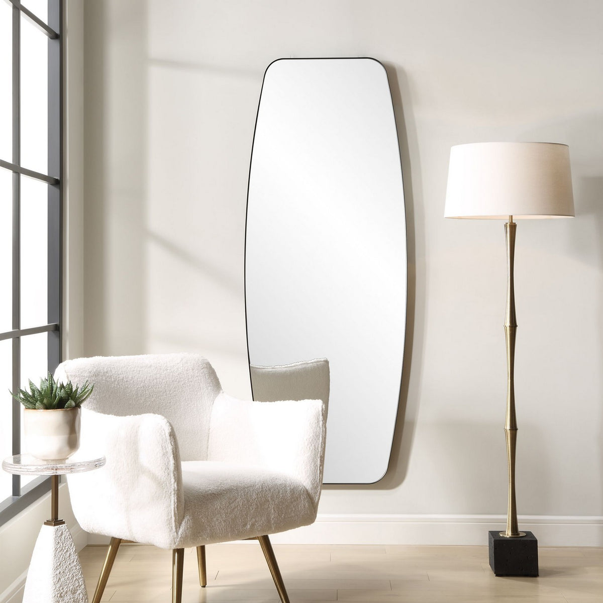 Uttermost - 09977 - Mirror - Caspian - Satin Black