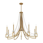 Savoy House - 1-8805-9-322 - Nine Light Chandelier - Helen - Warm Brass