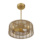 Savoy House - 20-FD-155-322 - Four Light Fan D'Lier - Ferndale - Warm Brass