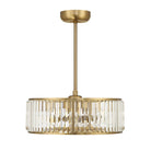 Savoy House - 23-FD-245-322 - Six Light Fan D'Lier - Janus - Warm Brass