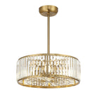 Savoy House - 23-FD-245-322 - Six Light Fan D'Lier - Janus - Warm Brass
