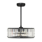 Savoy House - 23-FD-245-89 - Six Light Fan D'Lier - Janus - Matte Black