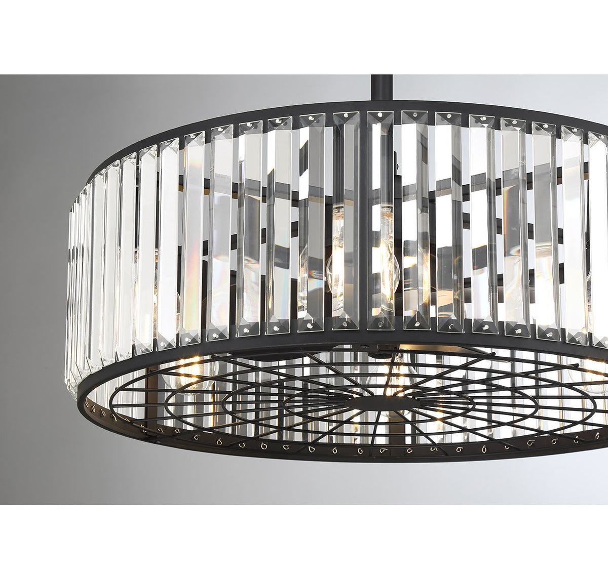 Savoy House - 23-FD-245-89 - Six Light Fan D'Lier - Janus - Matte Black