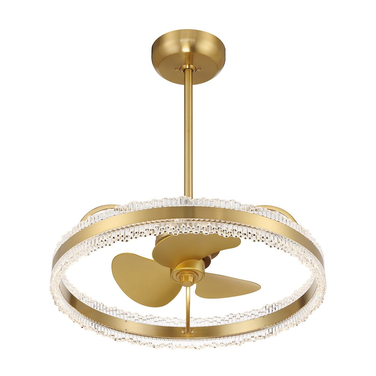 Savoy House - 24-FD-555-322 - LED Fan D'Lier - Corona - Warm Brass