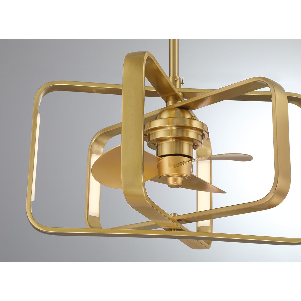 Savoy House - 24-FD-955-322 - LED Fan D'Lier - Lynx - Warm Brass