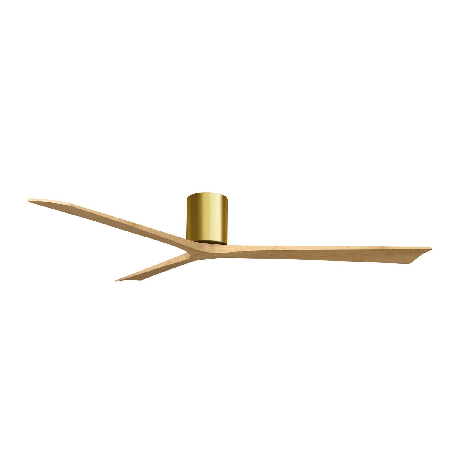 Matthews Fan Company - IR3H-BRBR-LM-72 - 72"Ceiling Fan - Irene-3H - Brushed Brass