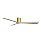 Matthews Fan Company - IR3H-BRBR-GA-72 - 72"Ceiling Fan - Irene-3H - Brushed Brass