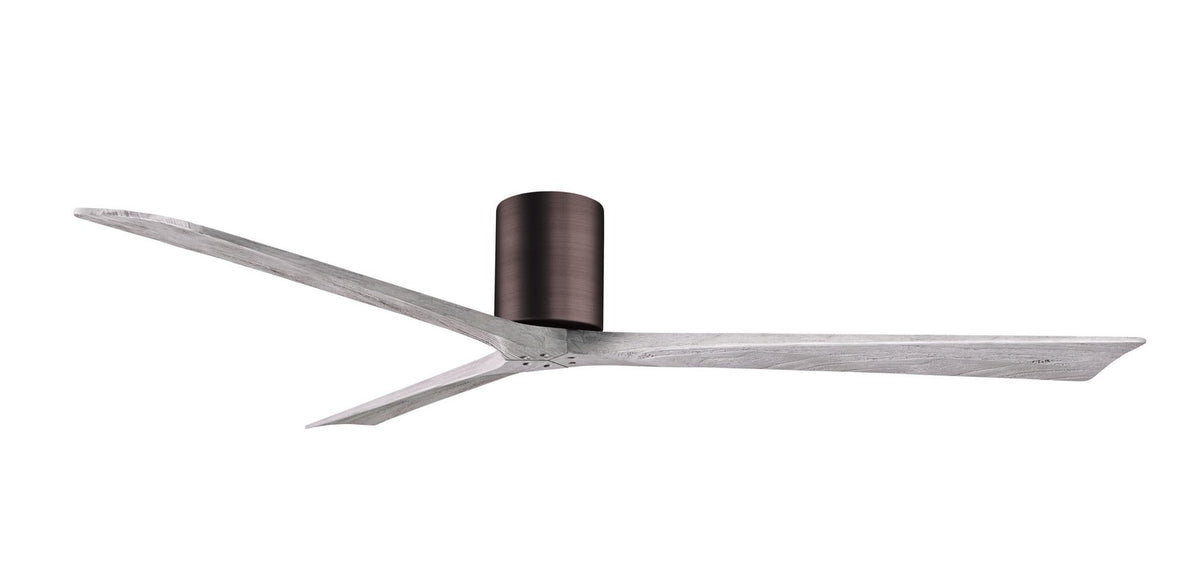 Matthews Fan Company - IR3H-BB-BW-72 - 72"Ceiling Fan - Irene-3H - Brushed Bronze