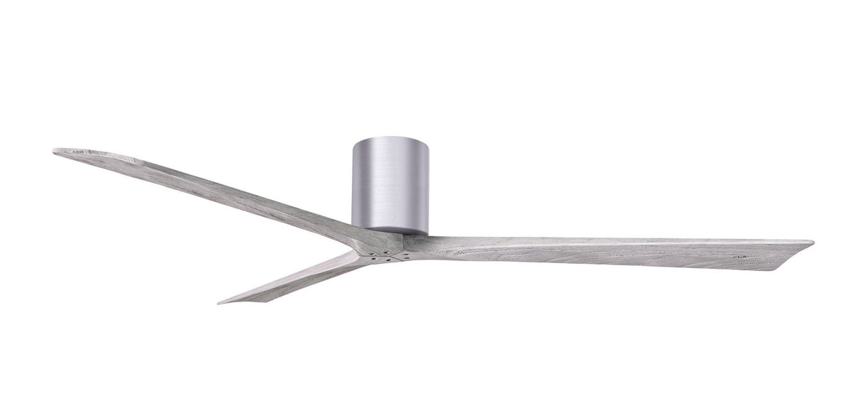 Matthews Fan Company - IR3H-BN-BW-72 - 72"Ceiling Fan - Irene-3H - Brushed Nickel