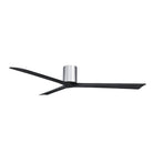 Matthews Fan Company - IR3H-CR-BK-72 - 72"Ceiling Fan - Irene-3H - Polished Chrome
