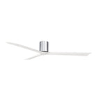 Matthews Fan Company - IR3H-CR-MWH-72 - 72"Ceiling Fan - Irene-3H - Polished Chrome