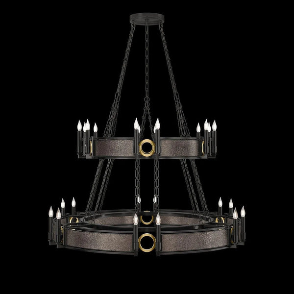Mirage 2-Tier Round Chandelier