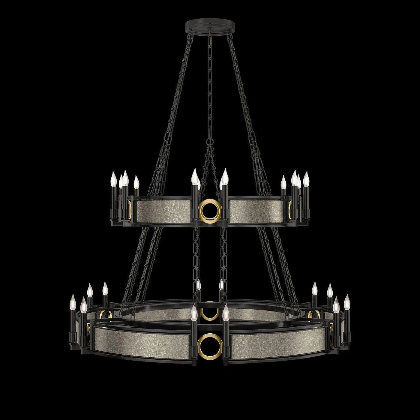Fine Art - 100036-111 - 24 Light Chandelier - Mirage - Black