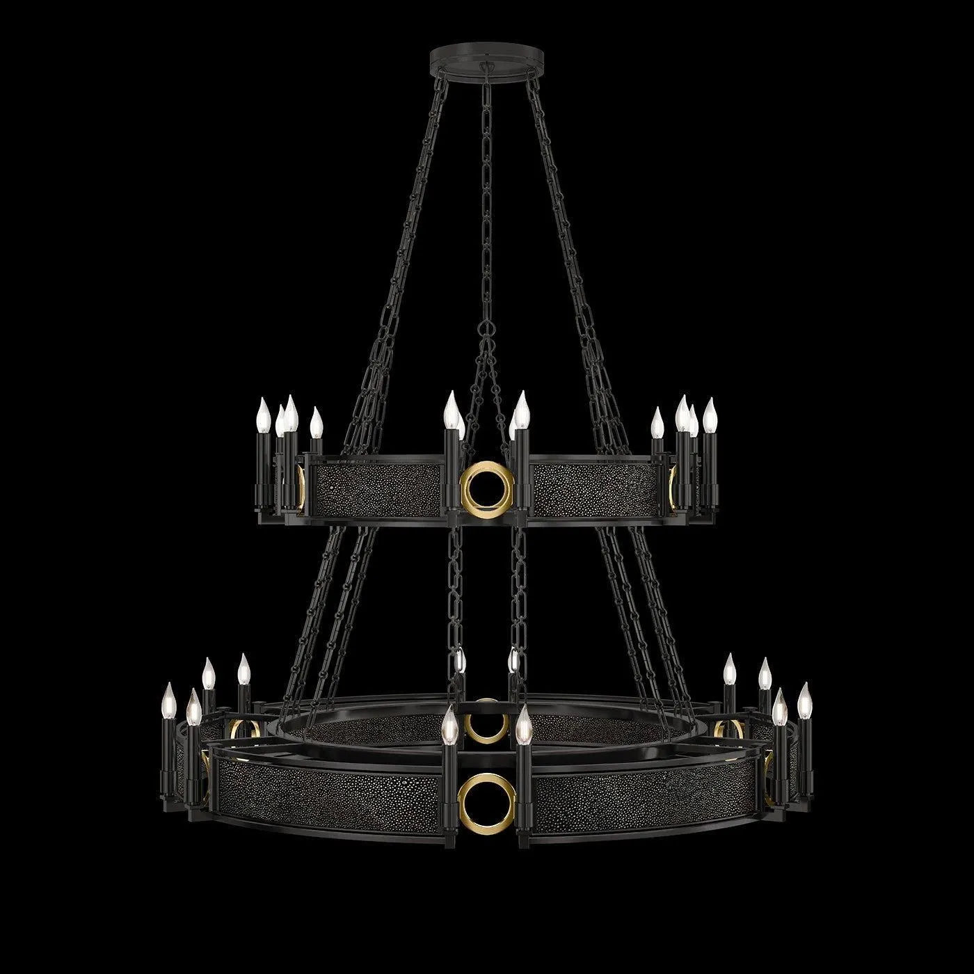 Fine Art - 100036-113 - 24 Light Chandelier - Mirage - Black
