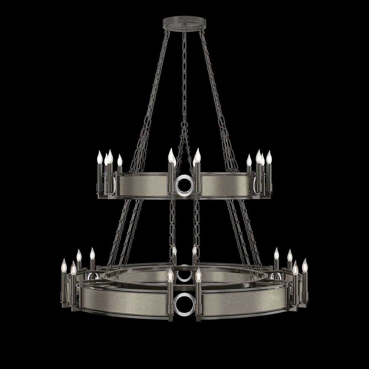 Fine Art - 100036-722 - 24 Light Chandelier - Mirage - Black