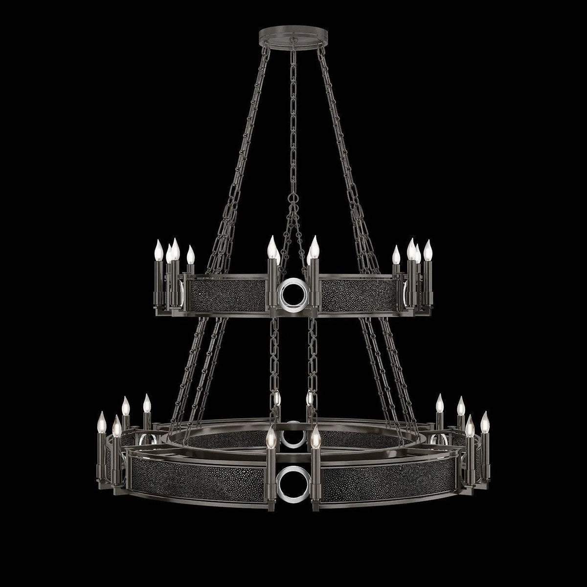Fine Art - 100036-723 - 24 Light Chandelier - Mirage - Black